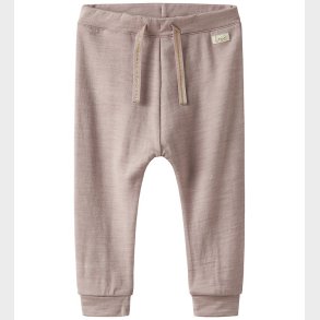 Name It Bukser - Uld - NmfWesso - Shadow Gray/Gold string