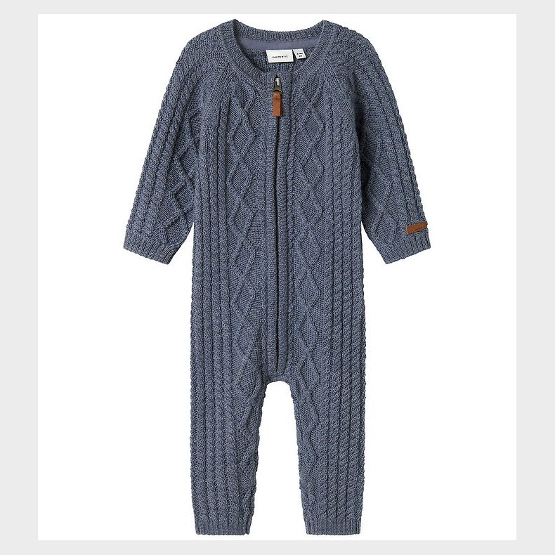 Name it Heldragt - Strik - uld - NbmWrilla - Folkstone Gray