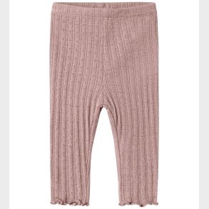 Name It Leggings - Uld/Silke - Rib - NbfWossa - Antler