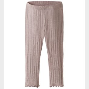 Name It Leggings - Uld - Rib - NbfWossa - Shadow Gray