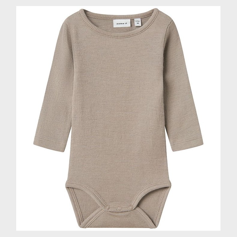 Name It Body l/ - Uld/Silke - Rib - NbmWossa - Satellite