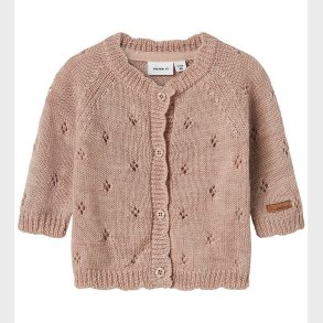 Name It Cardigan - Uld - Strik - NbfWrilla - Shadow Gray