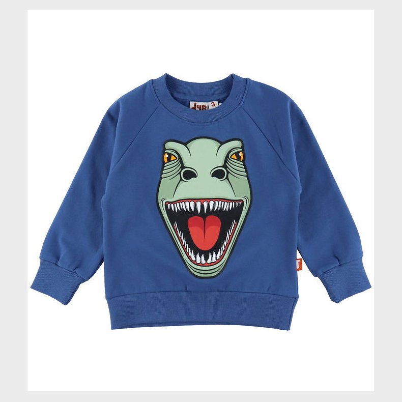 DYR-Cph Sweatshirt - Dyrbellow - Ocean Blue T-rex