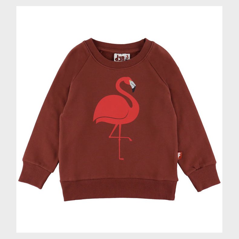 DYR-Cph Sweatshirt - Dyrbellow - Dk Brick Flamingo