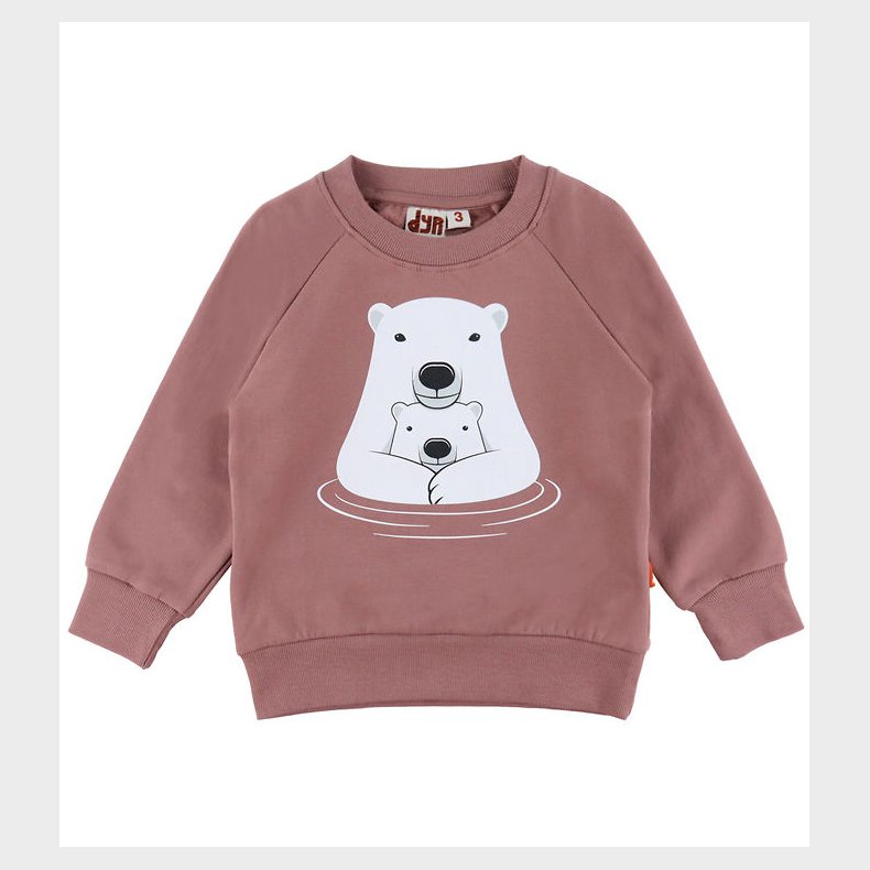 DYR-Cph Sweatshirt - Dyrbellow - Dk rose Beige Isbjoerne Mor