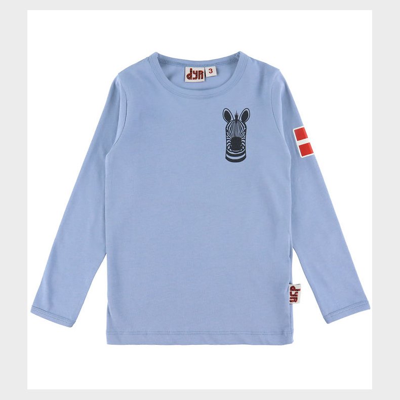 DYR-Cph Bluse - Dyrepasser - Blue Grey Zebra