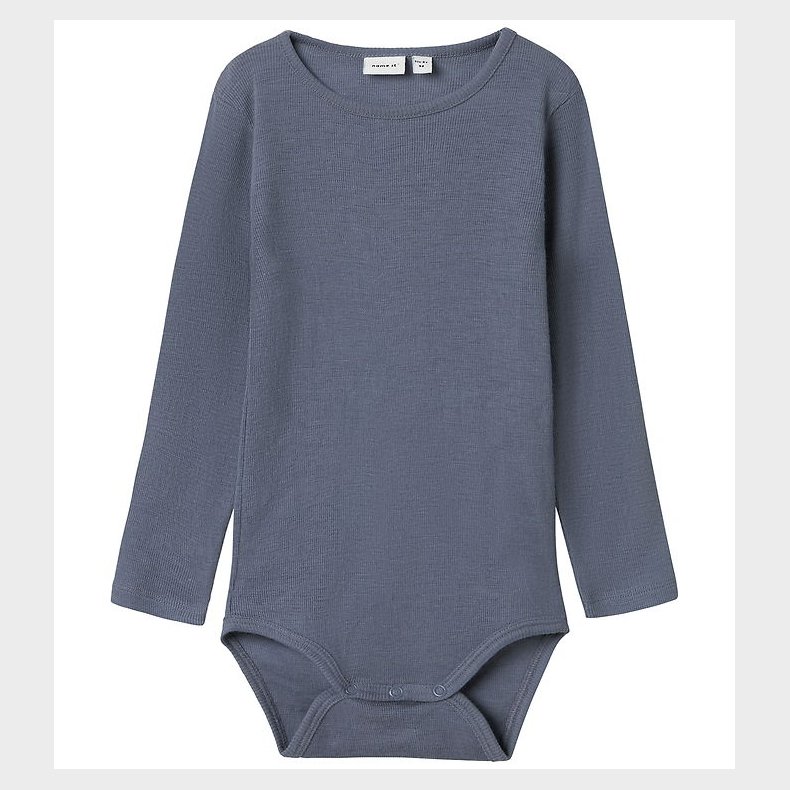Name It Body l/ - Rib - NmmWossa - Folkstone Gray