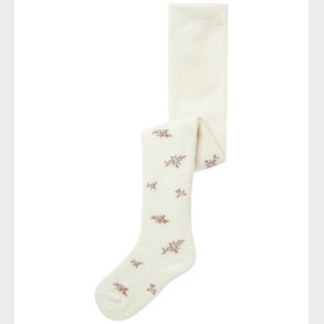 Name It Strmpebukser - Uld - NmfWak - Snow White/Small flowers