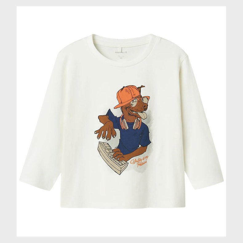 Name It Bluse - NmmNova - Cloud Dancer