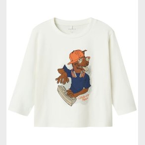 Name It Bluse - NmmNova - Cloud Dancer