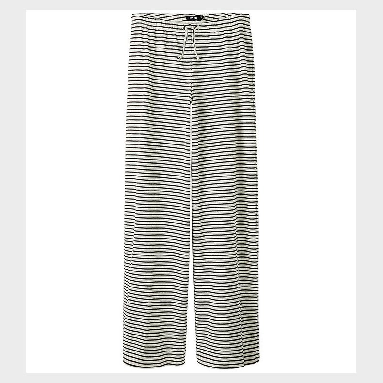 LMTD Bukser - Wide - NlfSeher - Black Coffee/White