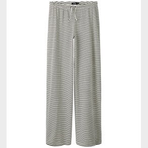 LMTD Bukser - Wide - NlfSeher - Black Coffee/White