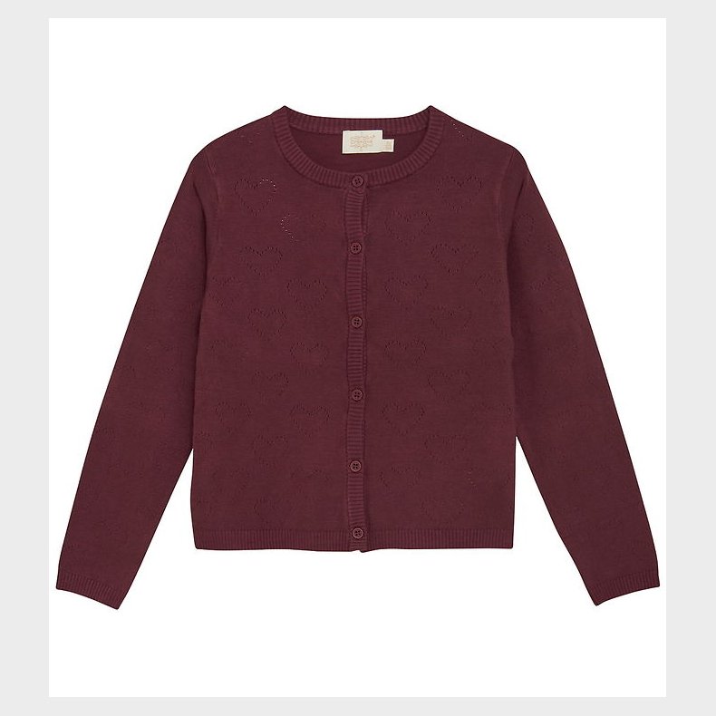 Creamie Cardigan - Pointelle - Vineyard Wine