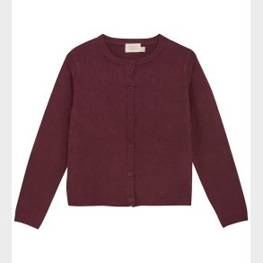 Creamie Cardigan - Viskose/Nylon - Pointelle - Vineyard Wine