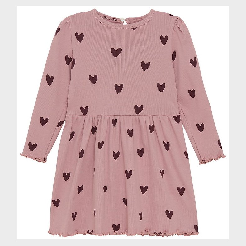 Creamie Kjole - Rib - Woodrose