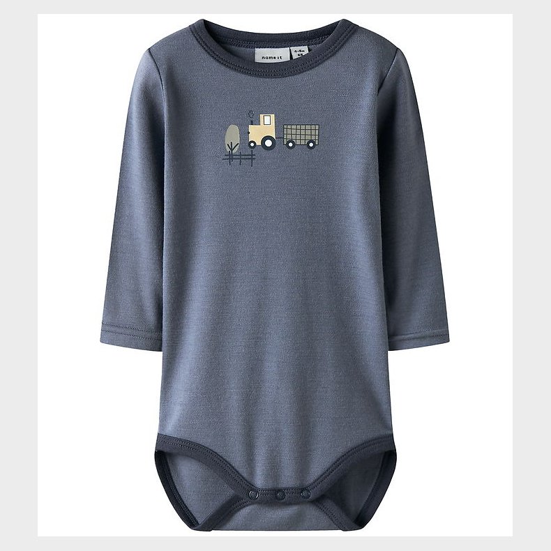 Name It Body l/ - Uld - NbmWillit - Folkstone Gray/TRACTOR
