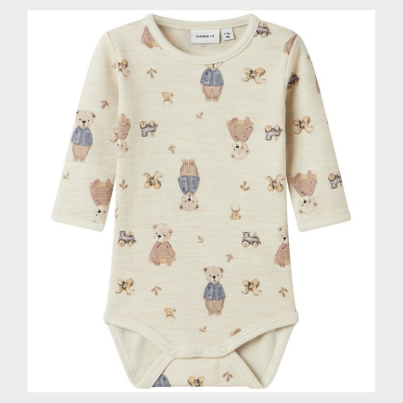 Name It Body l/ - Uld - NbnWup - Peyote Melange/BEAR