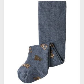 Name It Strmpebukser - Uld/Bomuld - NbmWak - Folkstone Gray/WOR