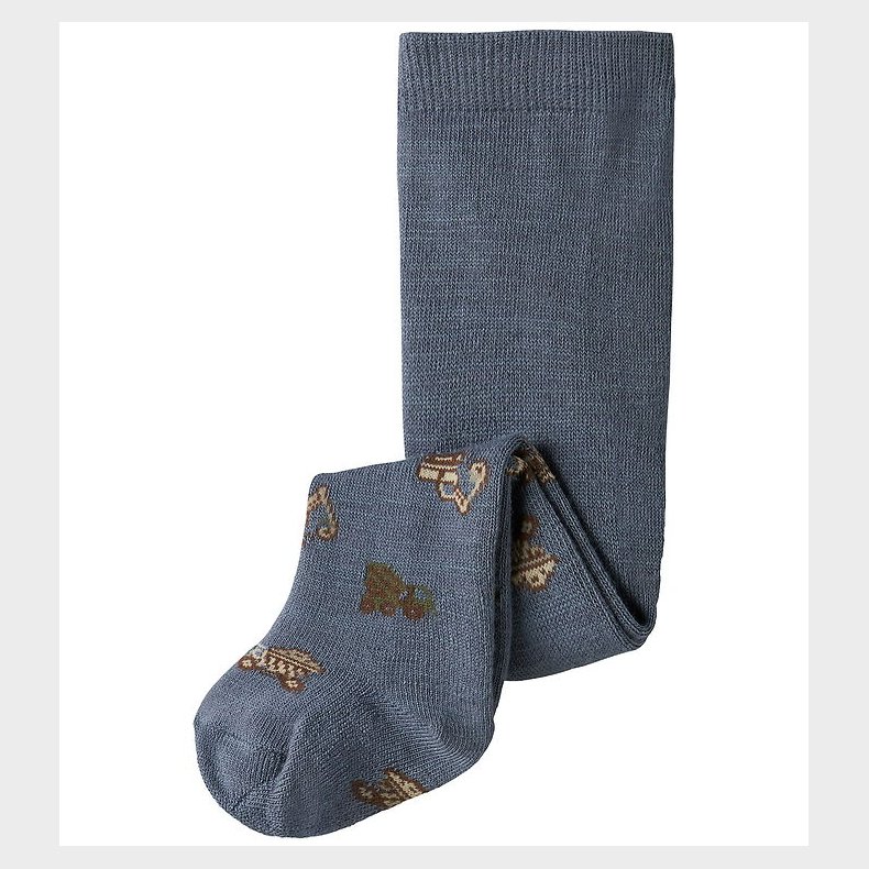 Name It Strmpebukser - Uld/Bomuld - NbmWak - Folkstone Gray/WOR