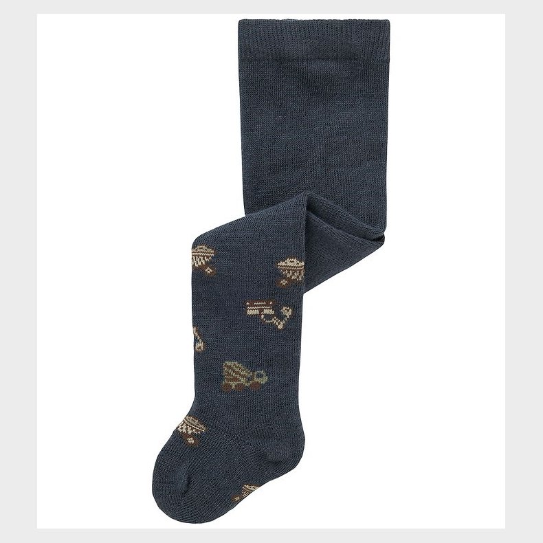 Name It Strmpebukser - Uld/Bomuld - NbmWak - Ombre Blue/WORKING