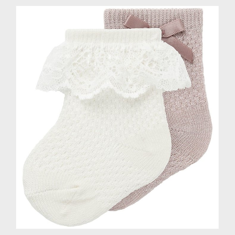 Name It Strmper - Uld/Bomuld - 2 pak - NbfWakma - Shadow Gray/1