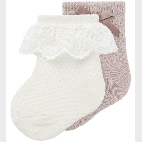 Name It Strmper - Uld/Bomuld - 2 pak - NbfWakma - Shadow Gray/1