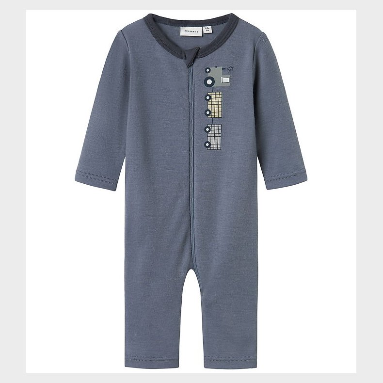 Name It Natdragt - Uld - NbmWillit - Folkstone Gray/TRACTOR