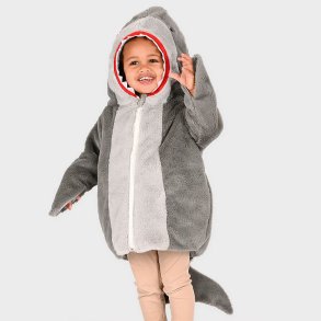 Den Goda Fen Udkl�dning - Jacket Shark - Gr�