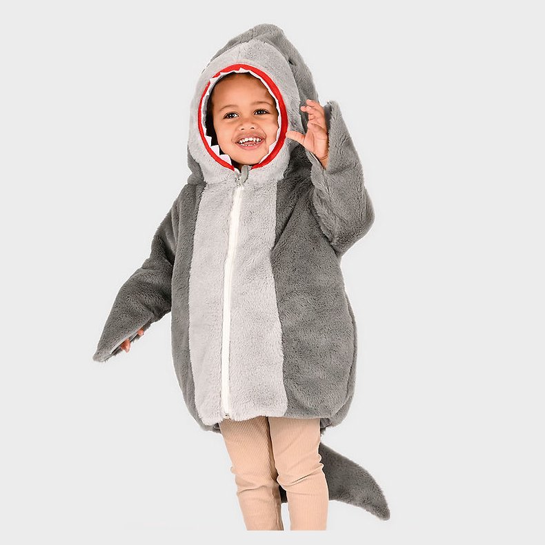 Den Goda Fen Udkl�dning - Jacket Shark - Gr�