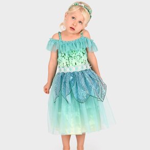Den Goda Fen Udkldning - Dress Butterfly Fairy - Bl