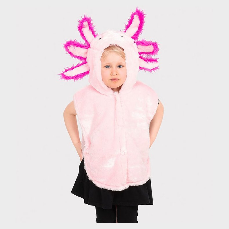Den Goda Fen Udkldning - Mini Cape Pink Axolotl - Pink