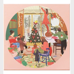 Vissevasse Puslespil - 1000 Brikker - 65x65cm - A Day In Decembe