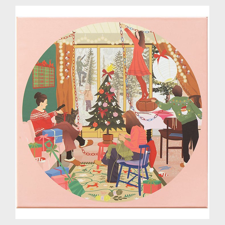 Vissevasse Puslespil - 1000 Brikker - 65x65cm - A Day In Decembe