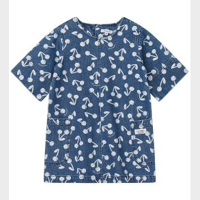 Liewood Kjole - Angelica - Denim - Cherry Blossom/Medium Blue De