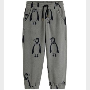 Mini Rodini Fleecebukser - Penguin - Gr