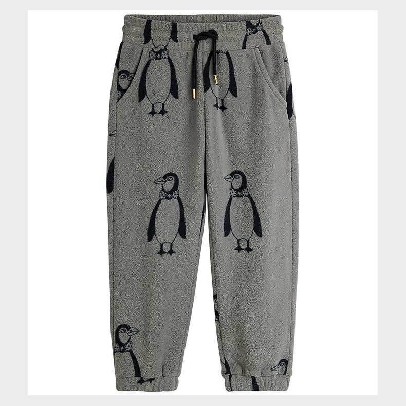 Mini Rodini Fleecebukser - Penguin - Gr