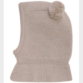 Huttelihut Elefanthue - Uld - 2-lags - Camel Melange m. Kvaster