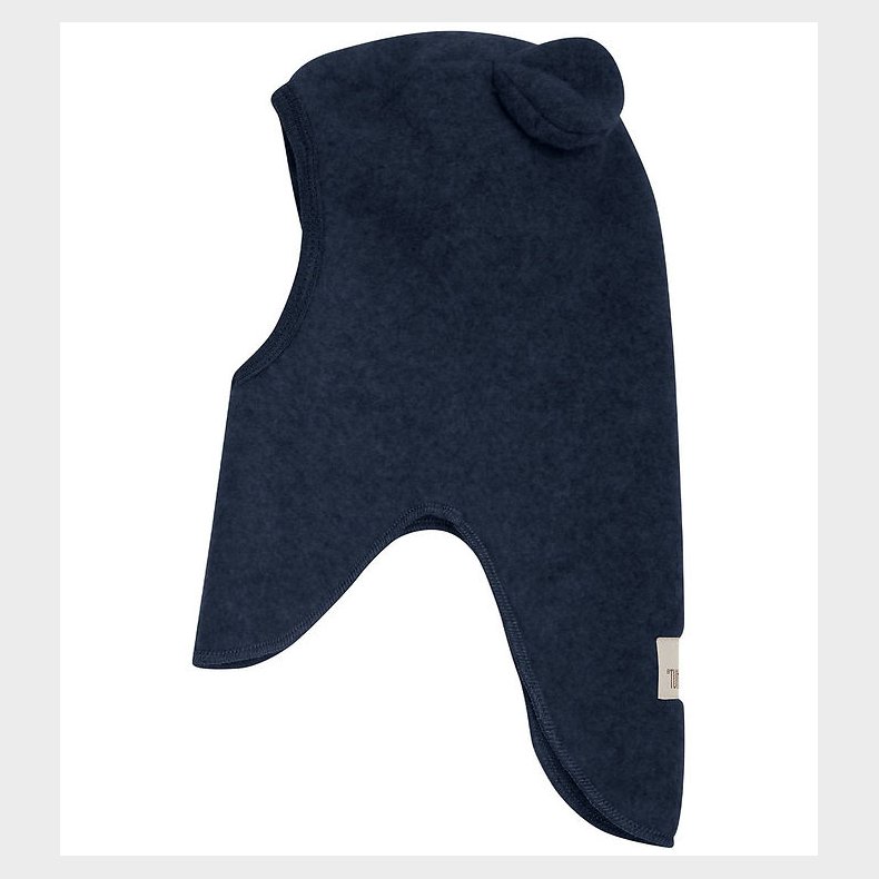 Huttelihut Elefanthue - Uldfleece - 1-lags - Navy m. rer