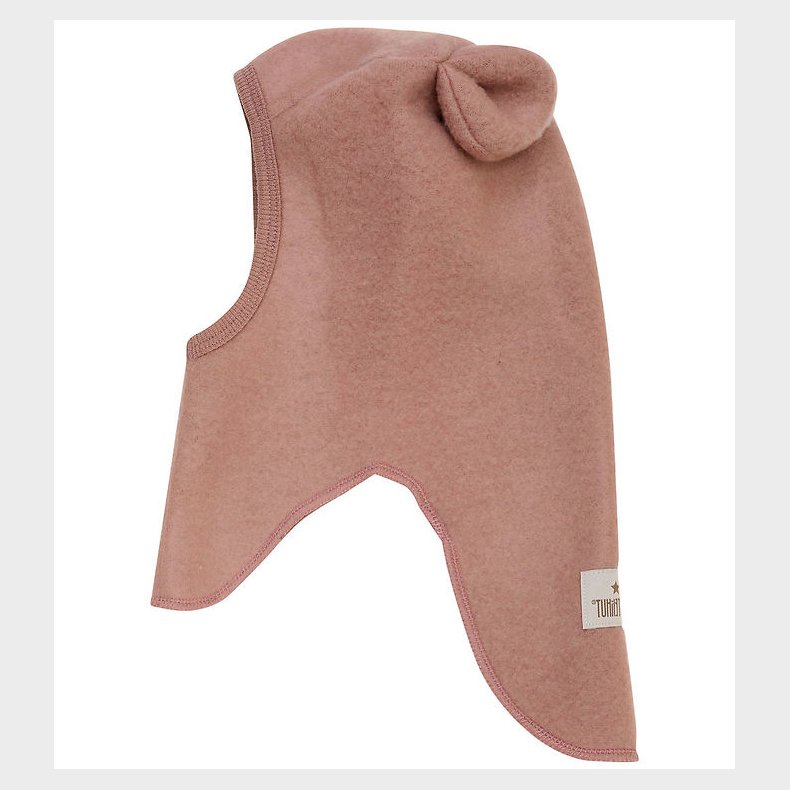 Huttelihut Elefanthue - Uldfleece - 1-lags - Burlwood m. rer