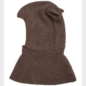 Huttelihut Elefanthue - Uld - 1-lags - Brown Melange m. rer