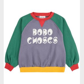 Bobo Choses Sweatshirt - Color Block Ranglan - Multicolor