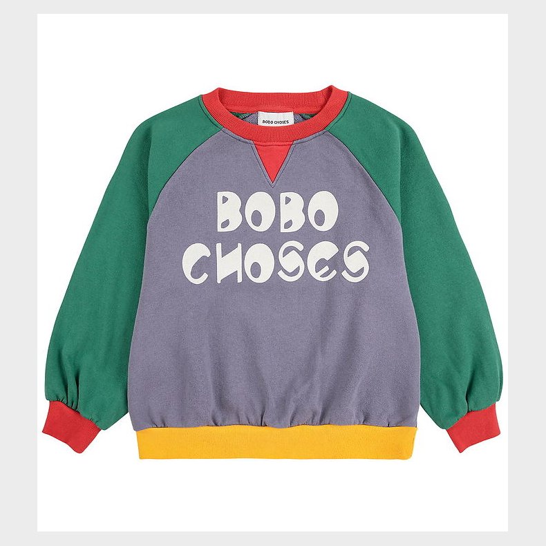 Bobo Choses Sweatshirt - Color Block Ranglan - Multicolor