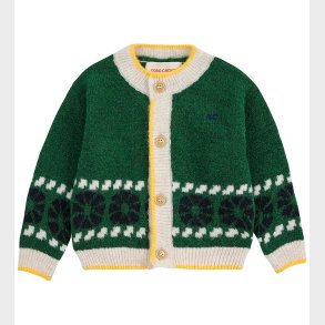 Bobo Choses Cardigan - Strik - Kaleidoscope Jacquard - Grn