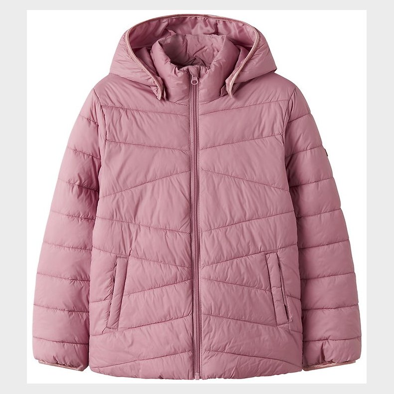 Name It Dynejakke - NkfMarble - Lilac