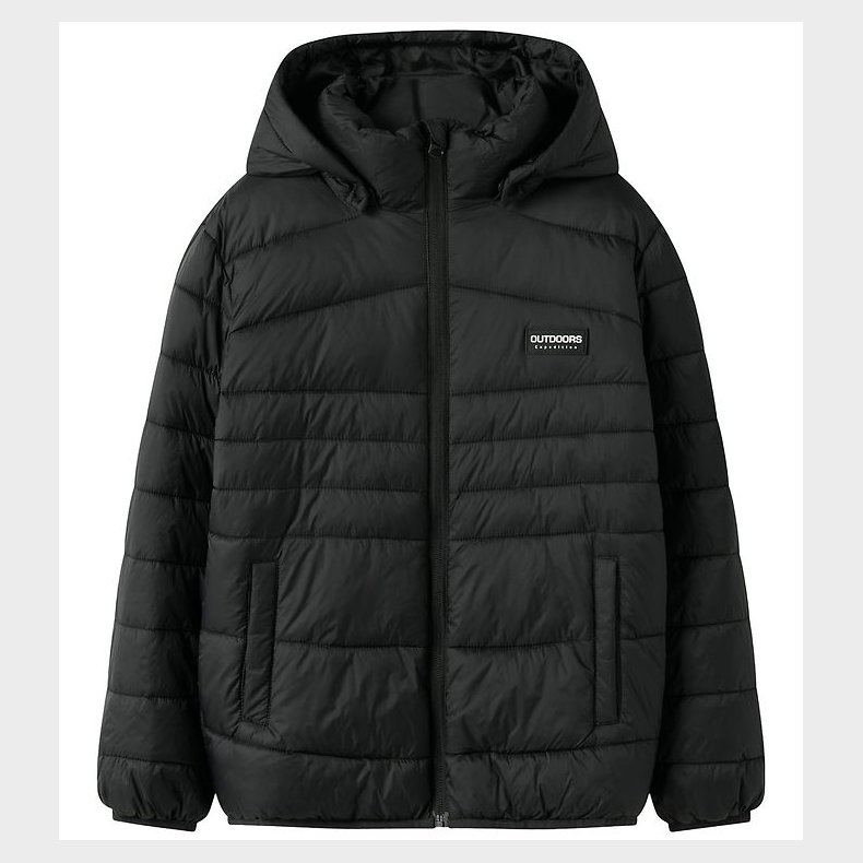 Name It Dynejakke - NkmMarble - Sort