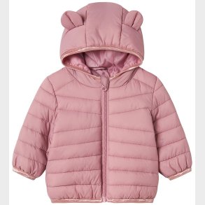 Name It Dynejakke - NbfMarble - Woodrose