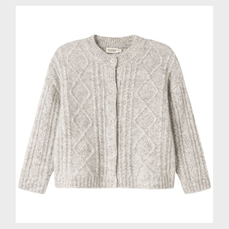 MarMar Cardigan - Uld - Morning Dew Mel.ange