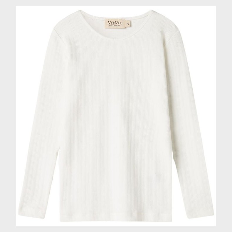 MarMar Bluse - Tamra - Rib - Gentle White