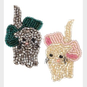 Konges Sljd Hrspnder - 2-pak - Bow Kitty