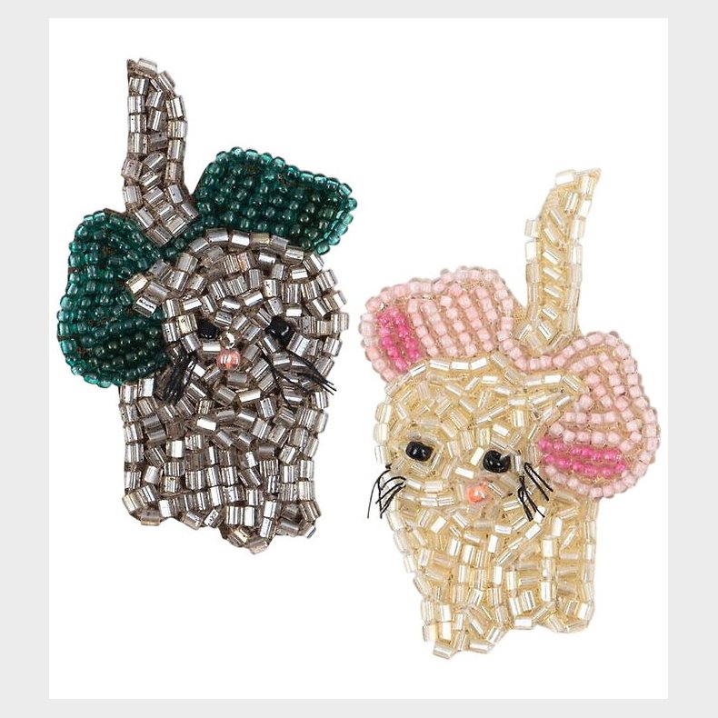 Konges Sljd Hrspnder - 2-pak - Bow Kitty